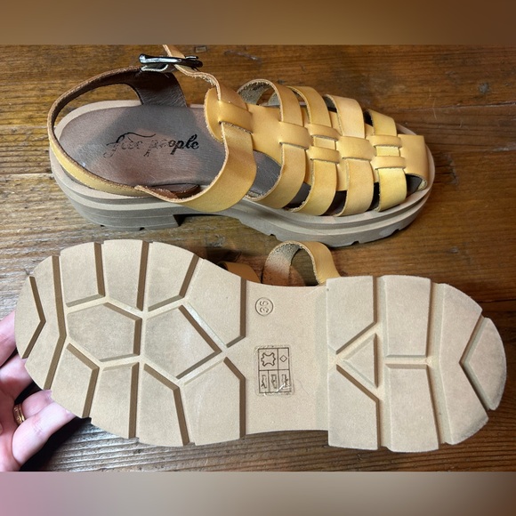 Free people chunky sandals 36 (5.5) - Picture 2 of 3